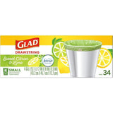 Glad OdorShield 34-Pack 4-Gallon White Plastic Wastebasket Trash Bag