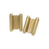 6 in. Double Acting Spring Hinge in Galvan Neal (Set of 2) - Super Arbor
