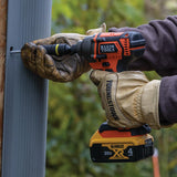 Battery-Operated Compact Impact Driver, 1/4 in. Hex Drive, Tool Only - Super Arbor