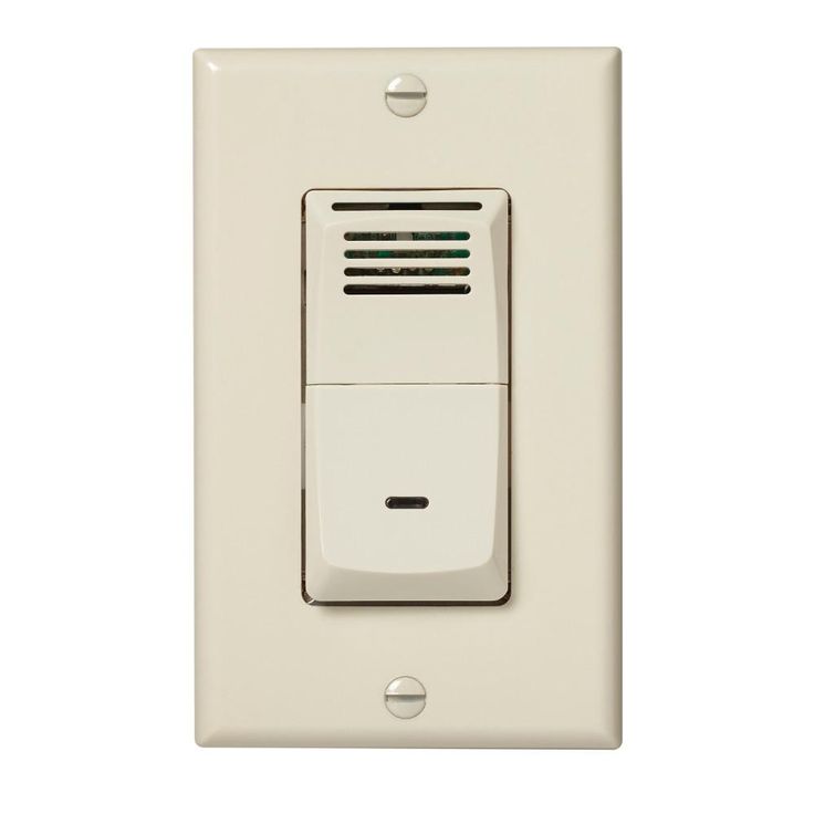 Broan-NuTone Sensaire Exhaust Fan Humidity Sensing Wall Control Switch, Almond