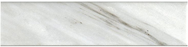 Style Selections Chique Gris Thru Body Porcelain Marble Bullnose Tile (3-in x 12-in)