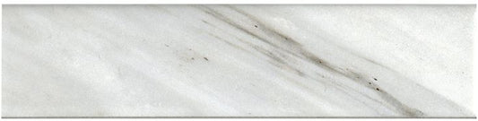 Style Selections Chique Gris Thru Body Porcelain Marble Bullnose Tile (3-in x 12-in)