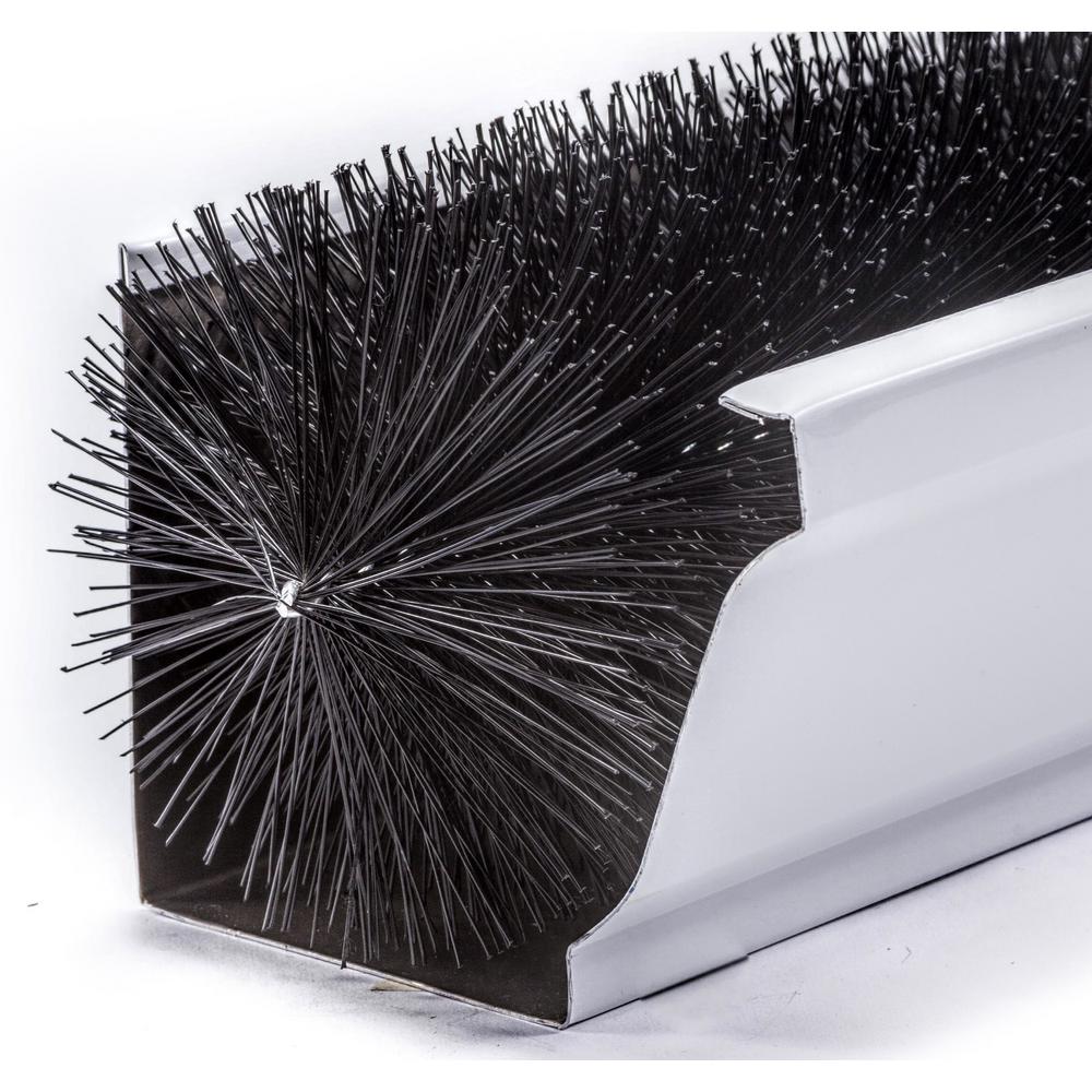 Oversize 6 in. - 12 ft. Pack Max-Flow Filter Brush Gutter Guard - Super Arbor