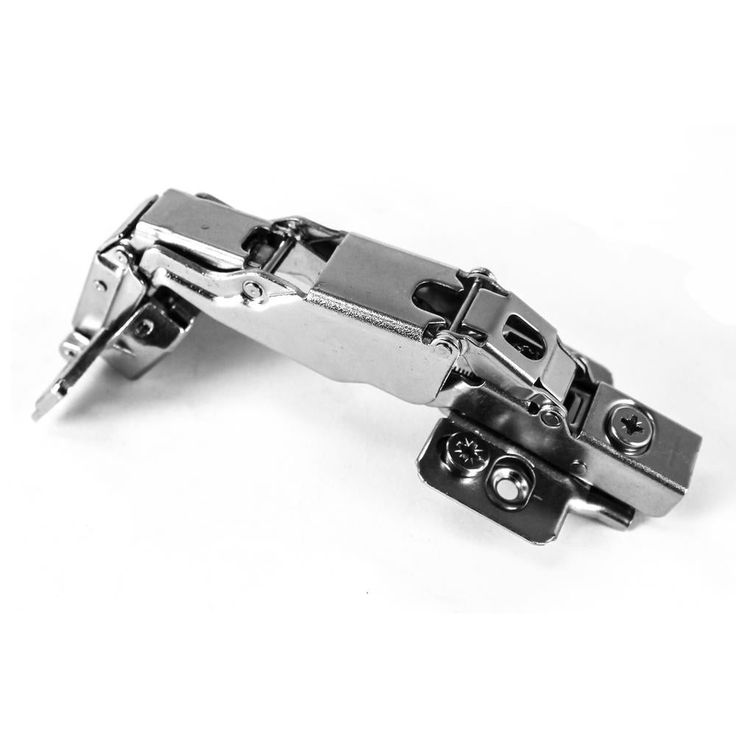 165-Degree 35 mm Full Overlay Soft Close Frameless Cabinet Door Hinges with Installation Screws (5-Pairs)