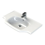 Nameeks Yeni Klasik Wall Mounted Bathroom Sink in White