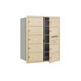 3700 Horizontal Series 9-Compartment Recessed Mount Mailbox - Super Arbor