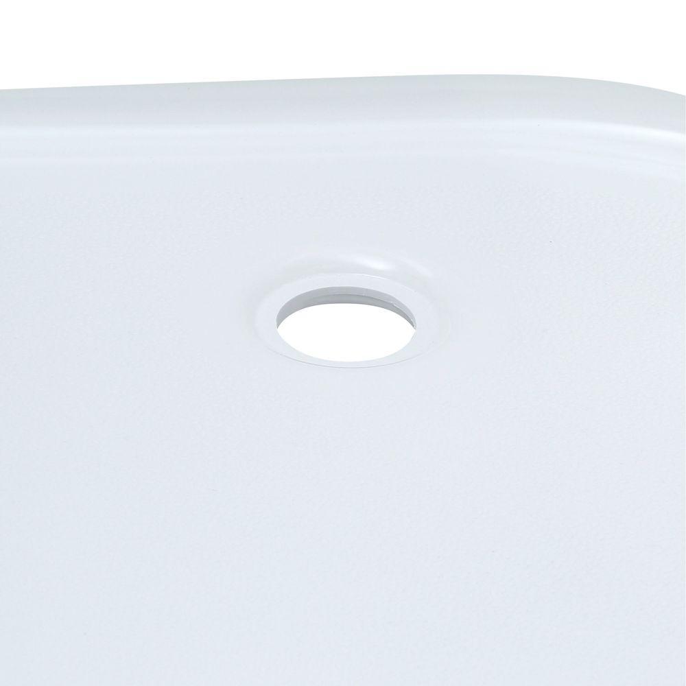 Accord 5 ft. Left Drain Rectangular Alcove Soaking Tub in White - Super Arbor