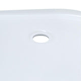 Accord 5 ft. Left Drain Rectangular Alcove Soaking Tub in White - Super Arbor