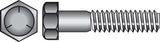 Hillman 1/2 in. Diameter x 2-1/2 in. Length Heat-Treated Zinc Steel Hex Head Cap Screw, 25 Pack
