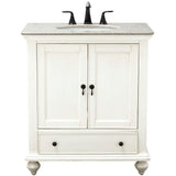 Newport 31 in. W x 21-1/2 in. D Bath Vanity in Pewter with Granite Vanity Top in Grey - Super Arbor