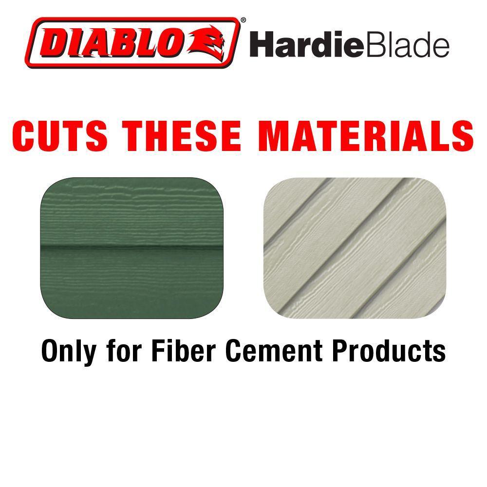 12 in. x 8-Tooth Polycrystalline Diamond (PCD) Tipped James Hardie/Fiber Cement Cutting Saw Blade - Super Arbor