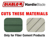 12 in. x 8-Tooth Polycrystalline Diamond (PCD) Tipped James Hardie/Fiber Cement Cutting Saw Blade - Super Arbor