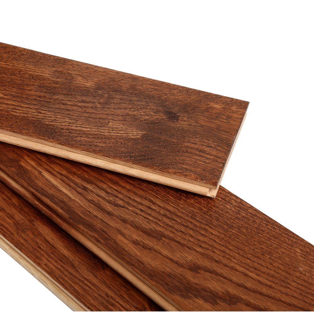 Bruce American Vintage Scraped Fall Classic 3/4 in. T x 5 in. W x Varying L Solid Hardwood Flooring (23.5 sq. ft. / case) - Super Arbor