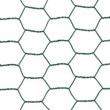 Everbilt 1 in. Mesh x 2 ft. x 25 ft. 20-Gauge Green PVC Coated Poultry Netting