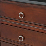 Camarilla 2-1/16 in. Satin-Nickel Furniture Ring Pull - Super Arbor