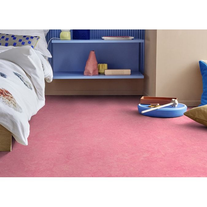 Forbo Flooring Systems Marmoleum Cinch Loc Seal Honeysuckle 10-mm T x 12-in W x 36-in L Waterproof Tile Look Laminate Flooring (20.34-sq ft / Carton)