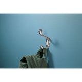 3-1/2 in. Satin Nickel Heavy Duty Coat Hook (3-Pack)