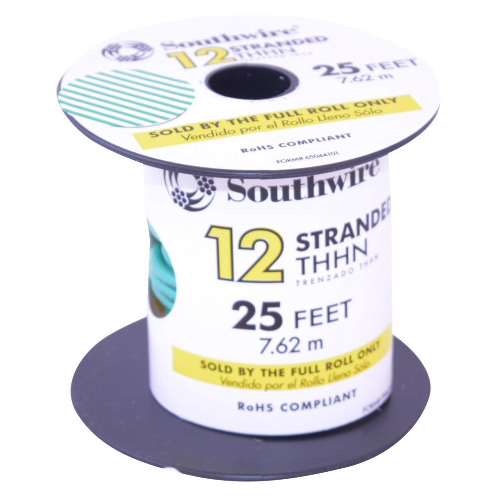 500 ft. 12 White Stranded CU THHN Wire - Super Arbor