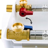 1/2 in. x 3/4 in. MHT Brass Washing Machine Outlet Box with Water Hammer with 1/2 Sweat Connection
