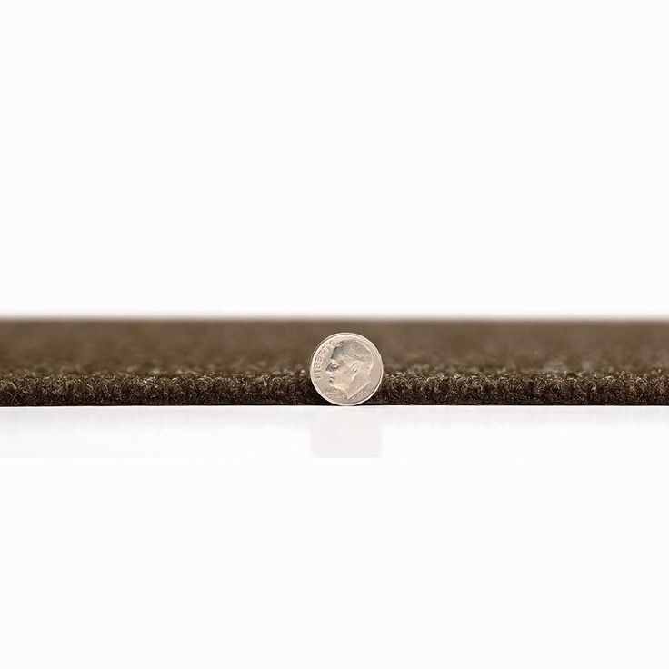 Foss Peel and Stick Design Smart Mocha Rib 18 in. x 18 in. Residential Carpet Tile (10 Tiles/Case)