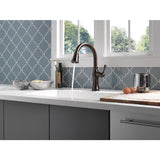 Delta Cassidy Touch2O Venetian Bronze 1-Handle Deck-Mount Pull-Down Touch Kitchen Faucet