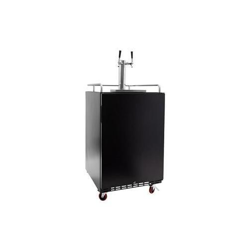 EdgeStar Sixth-Barrel Keg Black Digital Kegerator
