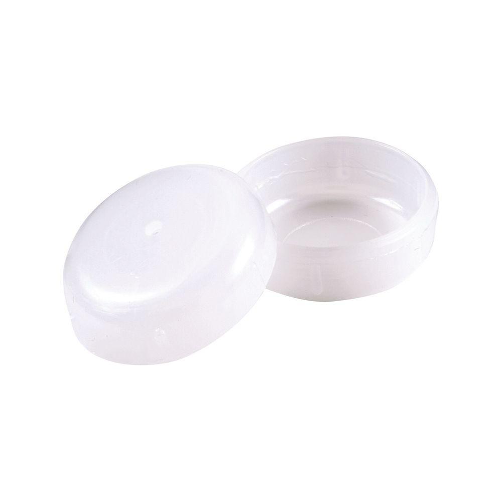 1-1/2 in. White Plastic Insert Patio Cups (4 per Pack) - Super Arbor