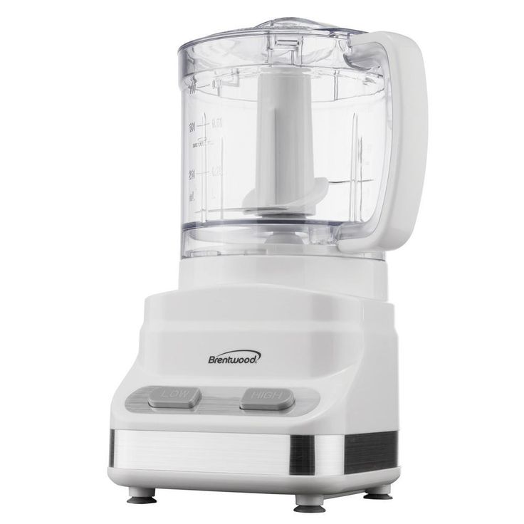 3-Cup 2-Speed White Food Processor