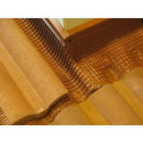 11.8 in. x 196.85 in. 3D Black Chimney Flashing - Super Arbor