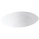STERLING Wescott Under-Mounted Vitreous China Bathroom Sink in White with Overflow Drain