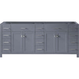 Caroline Parkway 72 in. W Bath Vanity Cabinet Only in White - Super Arbor