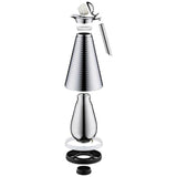 Glass Vacuum Copper Carafe in Chrome-Plated