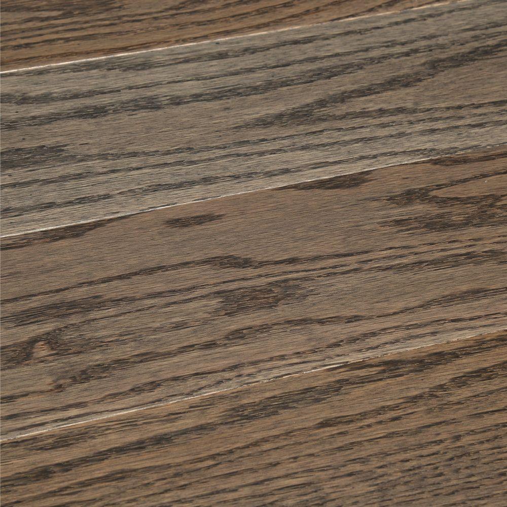 Bruce American Originals Coastal Gray Oak 3/4 in. T x 5 in. W x Varying L Solid Hardwood Flooring (23.5 sq. ft./case) - Super Arbor