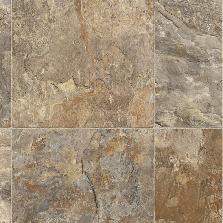 IVC Fowler Tile Residential Vinyl Sheet, Sold by 13.2 ft. Wide x Custom Length