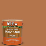 BEHR 5 gal. #SC-533 Cedar Naturaltone Solid Color House and Fence Exterior Wood Stain - Super Arbor
