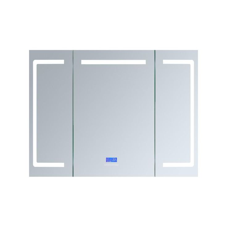 Lesina 48 in. W. x 36 in. H. Recessed or Surface-Mount LED Medicine Cabinet with Defogger