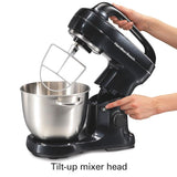 4 Qt. 7-Speed Black Stand Mixer