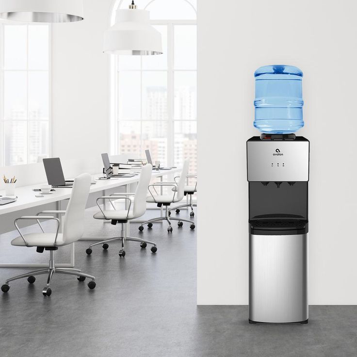 Top Loading Water Cooler Dispenser in Stainless Steel
