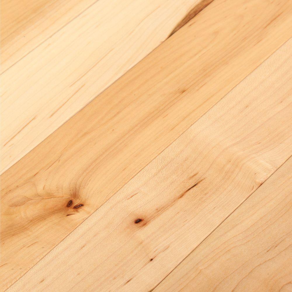 Bruce Natural Maple 3/4 in. Thick x 2-1/4 in. Wide x Varying Length Solid Hardwood Flooring (20 sq. ft. / case) - Super Arbor