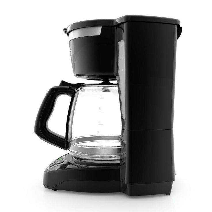 12-Cup Black Programmable Coffeemaker