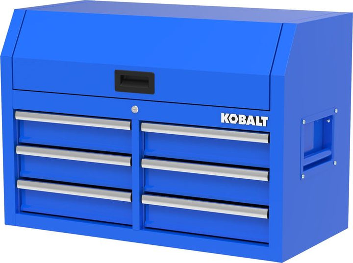 Kobalt 36-in W x 18-in H 6-Drawer Steel Tool Chest (Blue)