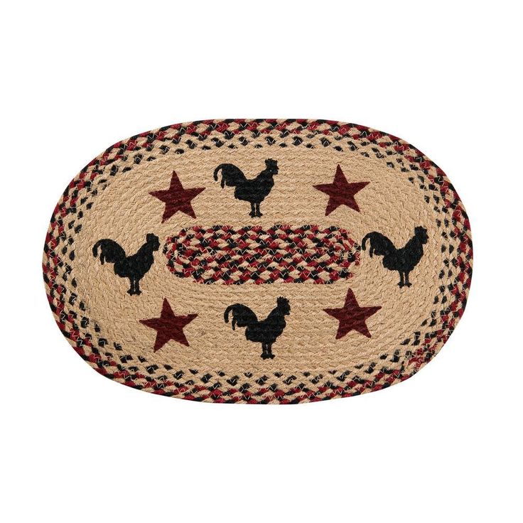 Whimsical Burgundy Placemats