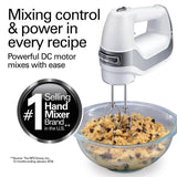 Professional 5-Speed White Hand MIxer