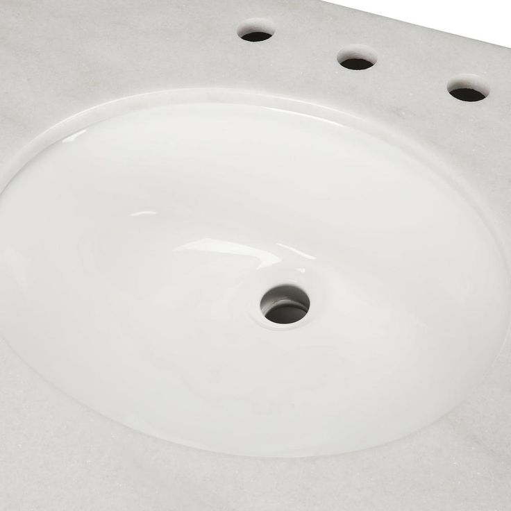 Hampton Harbor 45 in. W x 22 in. D Bath Vanity in White with Natural Marble Vanity Top in White Natural