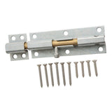 6 in. Galvanized Heavy Duty Barrel Bolt - Super Arbor