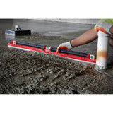 48 in. Concrete Screed Level w/ 150 ft. Extra Bold Large Capacity Chalk Reel - Super Arbor