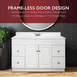 Wyndham 48 in. W x 21 in. H Bathroom Vanity Cabinet Only in White Semi-Gloss
