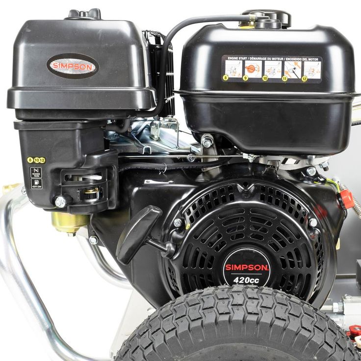 Simpson SIMPSON Aluminum Water Blaster ALWB60825 4400 PSI at 4.0 GPM SIMPSON 420 Belt Drive Cold Water Pressure Washer