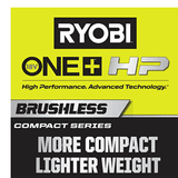RYOBI ONE+ HP 18V Brushless Cordless Compact 2-Tool Combo Kit with 3/8 in. Right Angle Drill and Cut-Off Tool (Tools Only)