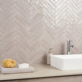 Wabi Sabi Agata Gray 1.5x9 Crackled Glossy Ceramic Tile - Lux Tile